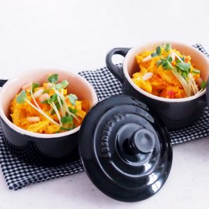 松の実とかぼちゃのサラダ 作り方 レシピ 小島屋